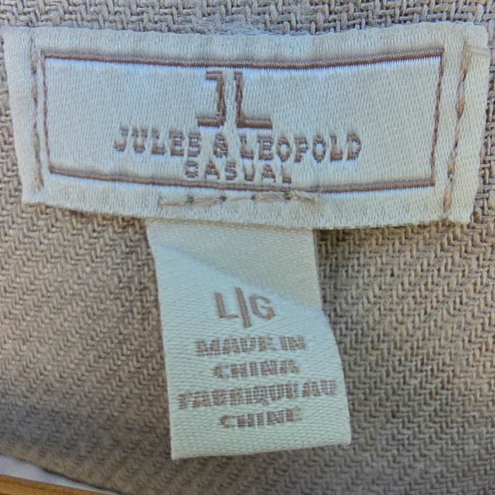 Jules & Leopold Beige Single-Button Ruched-Sleeve Blazer - Picture 4 of 6